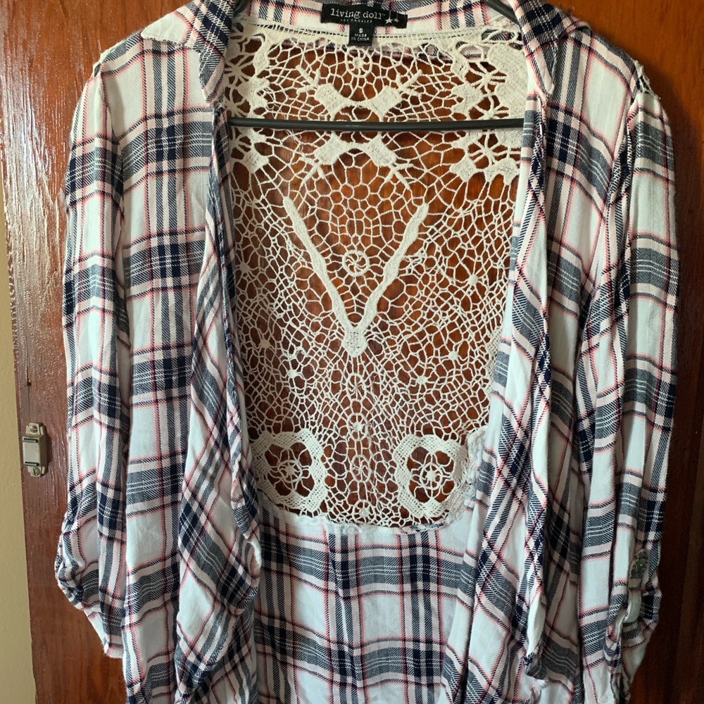 Plaid Cover up
